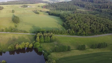 Drone over Lake Video stock 155994440