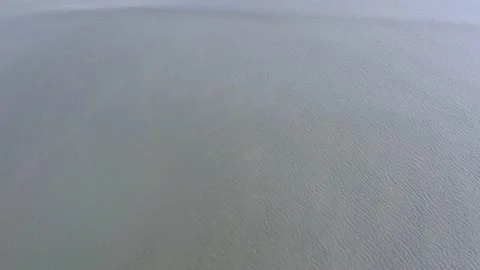 Drone over Ocean Stockbeeldmateriaal 158509366