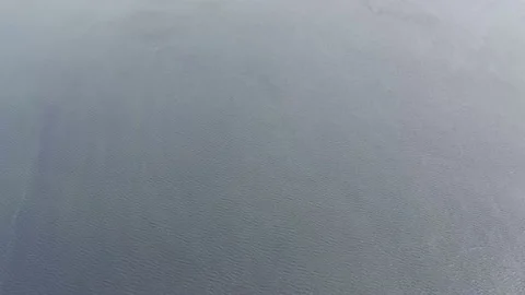 Drone over Ocean Stockbeeldmateriaal 158509409