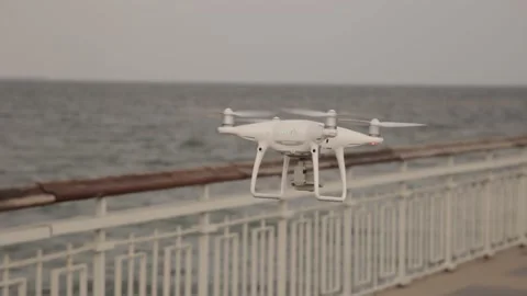 Drone over the ocean Video stock 237633604