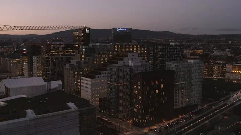Drone Over Oslo (4K) Stock Footage 128066284