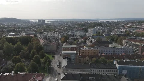 Drone Over Oslo (Autumn 2023) Stock Footage 252118509