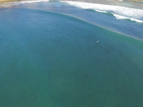Drone over Pacific Beach Stock Footage 72574246