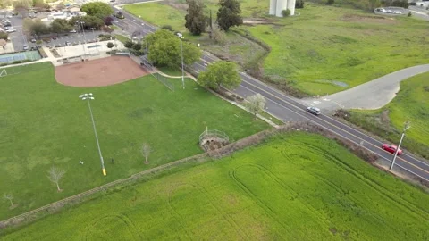 Drone Over Park Stock Footage 272198091