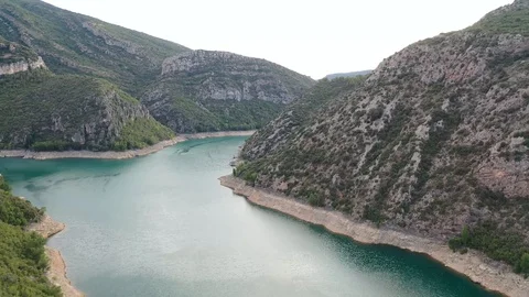 Drone over river1 4k 库存影片 114173466