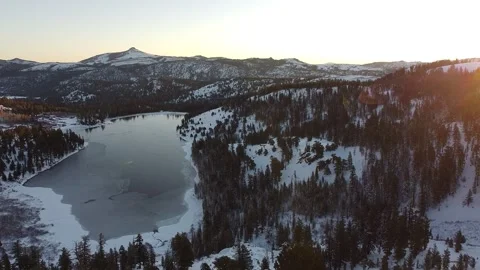 Drone over silver Lake, CA Stock-Footage 144121678
