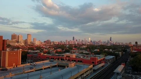 Drone Over Train Tracks 스톡 동영상 88668204