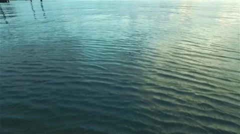 Drone Over Water Stock Footage 52189334