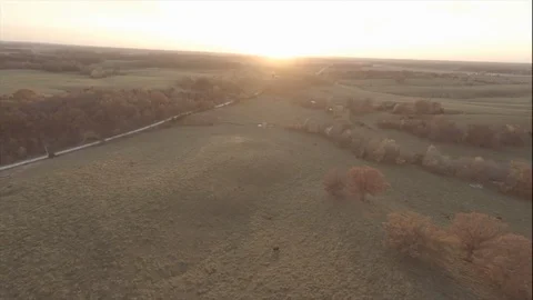 Drone Overhead Pan Right  Stock Footage 92418684