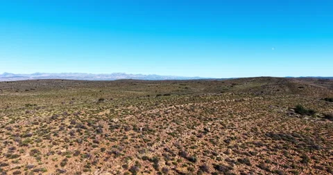 Drone Panorama of Springbok in the Great Karoo, South Africa Stock-Footage 341517120