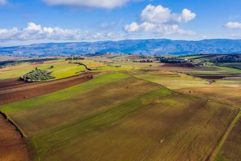 Drone Panoramic View Stock Photos