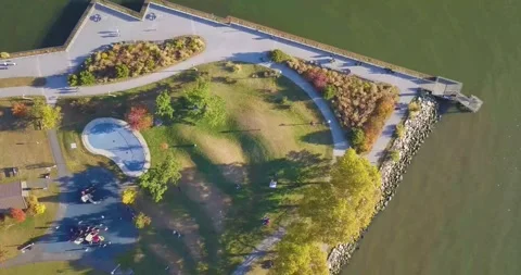 Drone in the Park 5 스톡 동영상 296430872