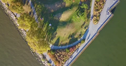 Drone in the Park 6 스톡 동영상 296430946