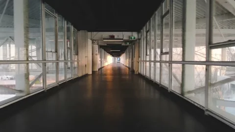 Drone passing through tunnel Stock Footage 171782675