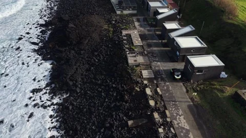 Drone perspective, So Miguel island, Azores. Stock Footage 324807860