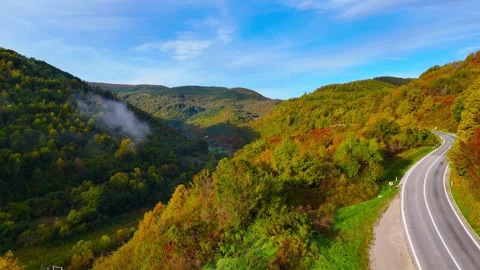 Drone Perspective of Valleys Stock Footage 297335224