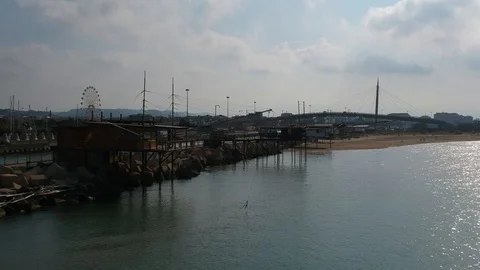 Drone Pescara Video stock 100359391