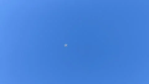 Drone Phantom 3 flies in the blue sky Video stock 163813295