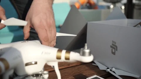 Drone phantom for photo, video Stock Footage 71485949