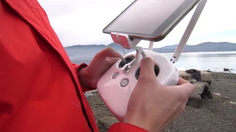 Drone Pilot in Action  Video stock 140803630