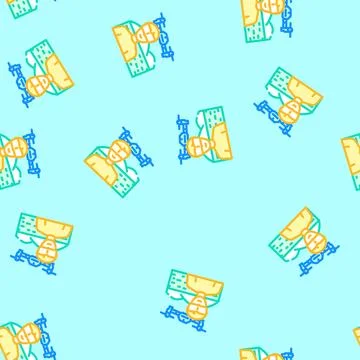 Drone pilot drone vector seamless pattern Illustrazione stock