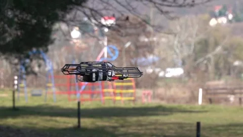 Drone pilot intercepts incoming drone 스톡 동영상 331020251