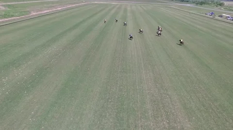 Drone Polo Match clip Vídeo Stock 59802897
