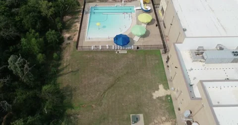 Drone Pool Stock Footage 167671873