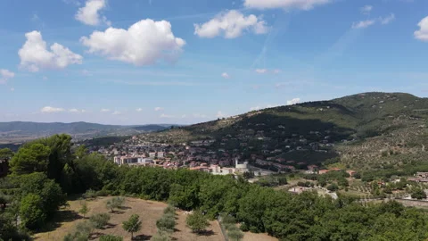 Drone / Pool / Umbia / Italy Stock Footage 154368245