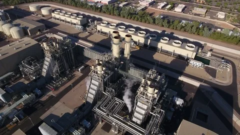 Drone Power Plant 스톡 동영상 70687056
