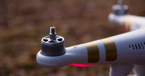 Drone preparation slow motion Stock Footage 71352085