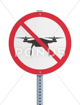 Drone prohibited Stock Illustration