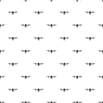 Drone quadcopter aerial flying technology seamless pattern background 스톡 일러스트