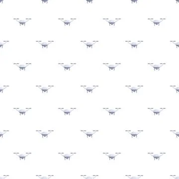 Drone quadcopter camera seamless pattern background Illustrazione stock
