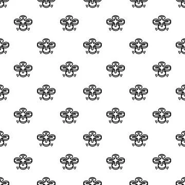 Drone quadcopter flying seamless pattern background Stockillustratie