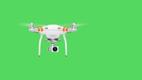 lige ud Allieret Anholdelse Drone Quadcopter on green screen, Drone ... | Stock Video | Pond5