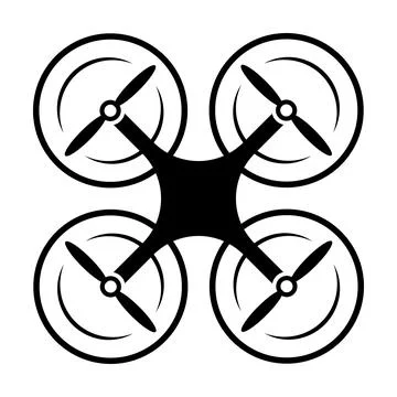 Drone quadcopter icon vector for graphic design, logo, website, social medi.. Stock Illustration