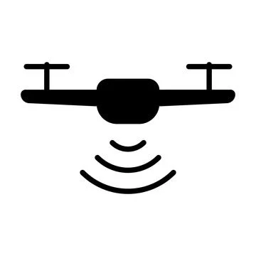 Drone quadcopter icon vector for graphic design, logo, website, social medi.. Illustrazione stock
