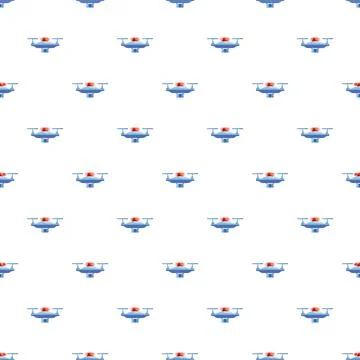 Drone quadcopter technology repeat pattern seamless background イラスト素材
