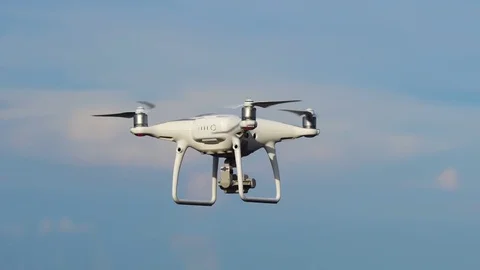 Drone quadcopter while flying over the sea in Phuket Stock Footage 76237024