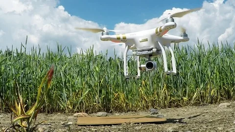 Drone quadrocopter with camera Stock Footage 72094409