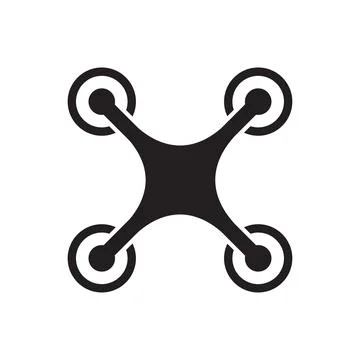 Drone quadrocopter icon vector for graphic design, logo, web site, social med Stock Illustration