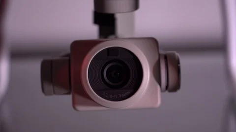 Drone quadrocopter moving camera close up. Slider shot. 4K Stock Footage 128100224