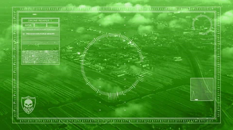 Drone reconnaissance Stock Footage 33803606