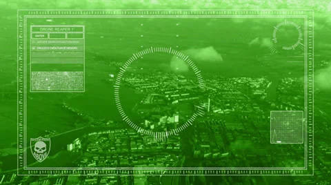 Drone reconnaissance Stock Footage 33803612