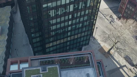 Drone Recording of Buckingham Green, Daytime, 4K/25F Stock Footage 175206053