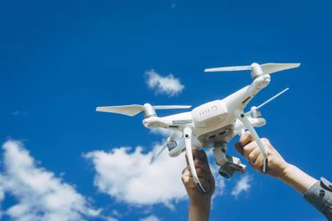 Drone registration number Stock Photos