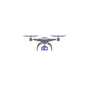 Drone related icon on background for graphic and web design. Simple illustration Stock Illustration