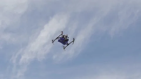 Drone Releasing Package Stock Footage 153946226