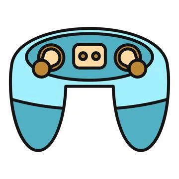 Drone remote control flying device icon concept Illustrazione stock